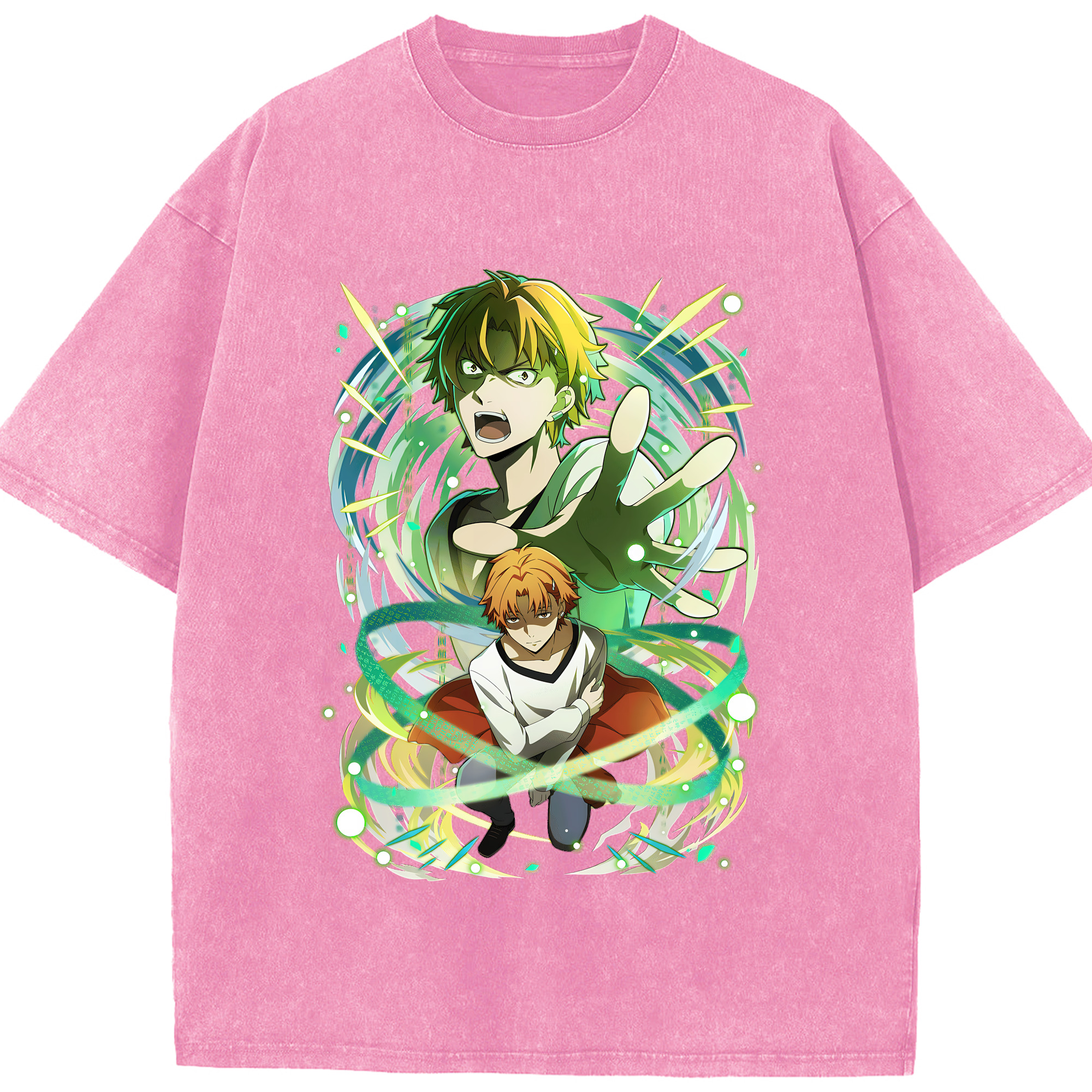 （画像用） 文豪ストレイドッグス Bungo Stray Dogs 綿100% ヴィンテージ風 半袖Tシャツ（フロントプリント）
